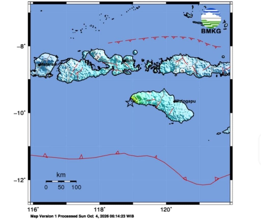 Gempa Magnitudo 6,1 Guncang Sumba Barat Daya, BNPB Pastikan Tidak Berpotensi Tsunami